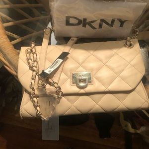 DKNY evening bag from Bloomingdales with tags.